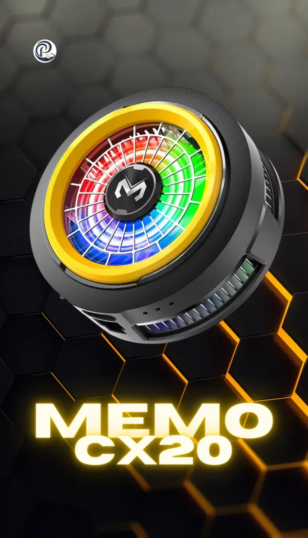 Memo CX20 magnetic phone cooler fan close-up