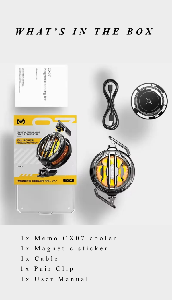 Memo CX07  Mobile Gaming Cooler