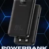 VEN-DENS 10000mAh Power Bank 22.5W Fast Charging | VD-PB047 VEN-DENS VD-PB047 10000mAh power bank with digital display, built-in cable and 22.5W fast charging β PakPearl