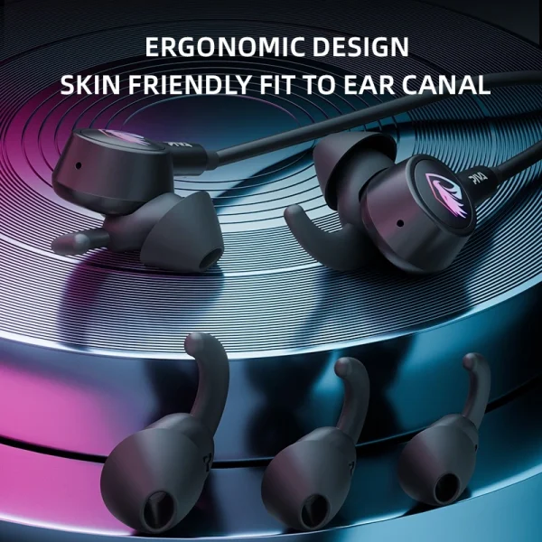 PIVA S6 Falcon Gaming Wired Earphones with Sound Card Piva S6 gaming earphones with built-in sound card, RGB lighting, and in-line mic control β available at PakPearl