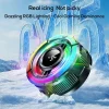 Memo CX15 RGB magnetic gaming cooling fan for mobile phones with rainbow LED lighting | PakPearl Pakistan